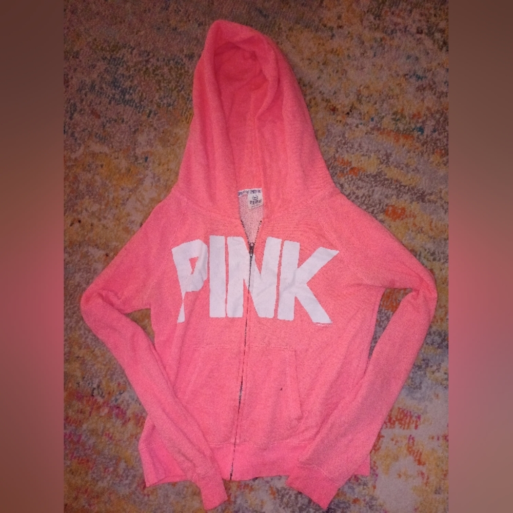 PINK Victoria's Secret Women's Coral Hoodie